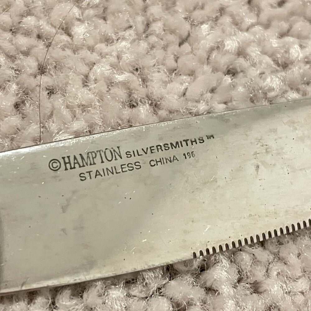 Hampton Silversmiths Stainless Steel Flatware Lot 13pcs Forks Spoons Knives - Picture 6 of 6